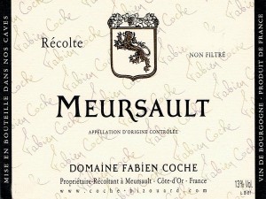 Meursault 2019 (Carton de 6 bouteilles)