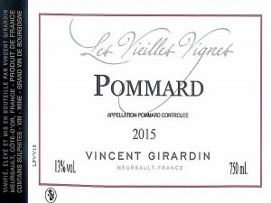 Pommard Vieilles Vignes 2015