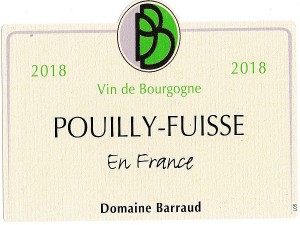Pouilly-Fuissé en France 2018