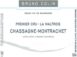 Chassagne-Montrachet 1er cru La Maltroie 2018